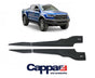 ABS Plastic Side Door Cladding for Ranger T6, T7, T8, Raptor 2015-2023" - Luxell Europe