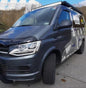 Black Bonnet Protector Stone Deflector Guard for T6 Transporter 2015 - 2021 - Luxell Europe