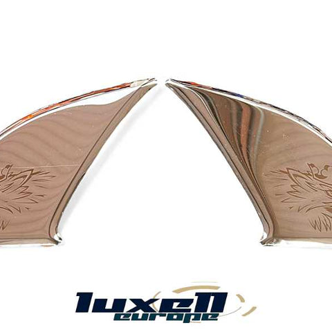 Chrome Door Handle Cover Plates for Scania 4/R/P/G Series - Cabin Decorations - Luxell Europe