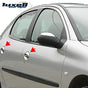 Chrome Exterior Door Handle Cover Set for Citroen C1, Toyota Aygo, Peugeot 206 (4-Door, 4 Pieces) - Luxell Europe