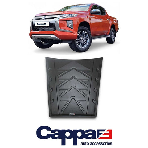 Dragon Model ABS Black Bonnet Scoop Hood Vent Cover for Mitsubishi L200 2019-2023 - Luxell Europe