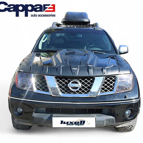 Dragon Model ABS Black Bonnet Scoop Hood Vent for Nissan Navara 2006-2015 - Luxell Europe