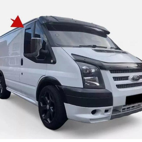 Fits Ford Transit MK6 MK7 2000 - 2013 Wind Rain Deflector , Front Side Door Window Vent Visor 2 Pcs (L SHAPE) - Luxell Europe