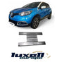 Fits Renault Captur 2013-2022 Chrome Door Sill Scratch Protector Trim 4 Pcs - Luxell Europe