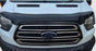 For Ford Transit Mk8 2014 - 2019 Black Bonnet Wind Stone Deflector Protector - Luxell Europe