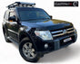 Premium Black Bonnet Protector Stone Deflector for Mitsubishi Pajero Shogun 1998-2006 - Luxell Europe