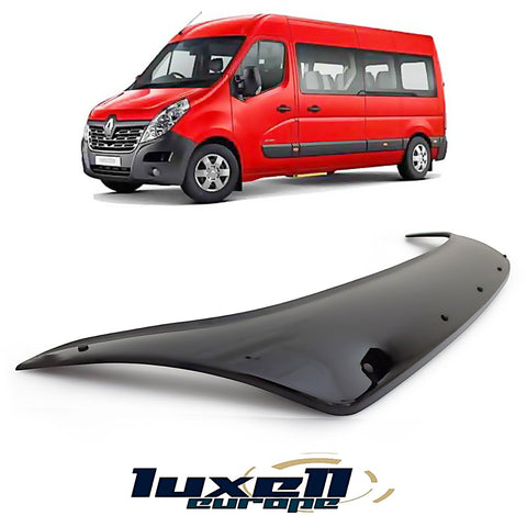 Black Bonnet Protector Wind Stone Deflector Guard FOR R. Master 2010-2014 - Luxell Europe