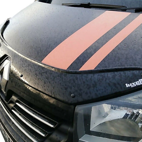 BLACK BONNET WIND STONE DEFLECTOR PROTECTOR FOR RENAULT TRAFIC 2014-2021 - Luxell Europe