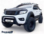GLOSS BLACK BONNET WIND STONE DEFLECTOR PROTECTOR FOR NISSAN NAVARA D23 2014-2021