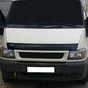 Fits Ford Transit MK6 2000-2006 Gloss Black Bonnet Protector Wind Stone Deflector - Luxell Europe