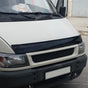 Fits Ford Transit MK6 2000-2006 Gloss Black Bonnet Protector Wind Stone Deflector - Luxell Europe