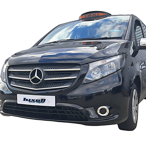 Fits Mercedes Vito / Taxi 2014-2022 Chrome Fog Light Lamp Cover Surrounds Trim 2 Pcs - Luxell Europe