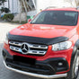 Fits Mercedes X-Class 2017-2020 Black Bonnet Protector Guard Wind Stone Bug Deflector - Luxell Europe