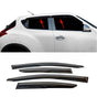 Fits Nissan Juke F15 2010-2019 Wind Rain Deflector , Side Door Window Vent Visor 4 Pcs - Luxell Europe