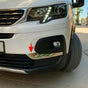 Fits Peugeot Rifter 2018-2022 Chrome Fog Light Lamp Cover Surrounds Trim 2 Pcs - Luxell Europe