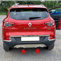 Fits Renault Kadjar 2015-2022 Chrome Exhaust Deflector Frame Trim 1 Pcs - Luxell Europe