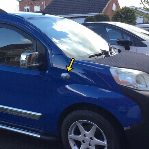 Fits Transit Tourneo Connect 2002-2013 Chrome Signal Lamp Reflector Frame Trim 2 Pcs - Luxell Europe