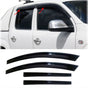 Fits VW Amarok 2010-2022 Wind Rain Deflector , Front Side Door Window Vent Visor 4 Pcs - Luxell Europe