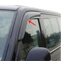 Fits VW T5 T6 T6.1 Transporter 2003-2021 Wind Rain Deflector , Front Side Door Window Vent Visor 2 Pcs - Luxell Europe