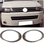 Fits VW T5 Transporter Caravelle 2010-2014 Chrome Fog Light Lamp Cover Surrounds Trim 2 Pcs - Luxell Europe