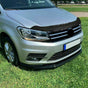 Vw Caddy Mk4 2015-2019 Lower Front Abs Gloss Black Splitter & Bonnet Deflector 2Pcs - Luxell Europe