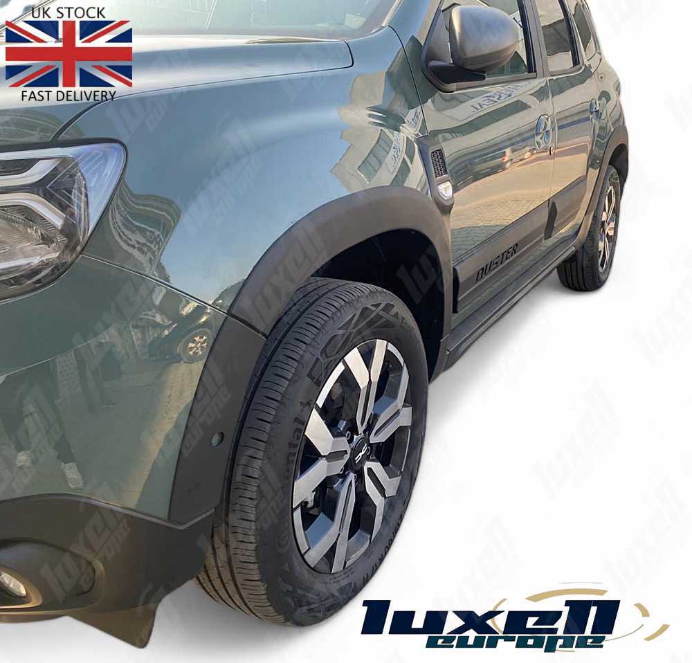 12 - Piece Wheel Arch Covers & Fender Molding Set for Dacia Duster (2018 - 2024) - Luxell Europe