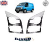 2 - Piece Chrome Headlight Lamp Covers Trim Surround for Transit MK7 (2006 - 2013) - Luxell Europe