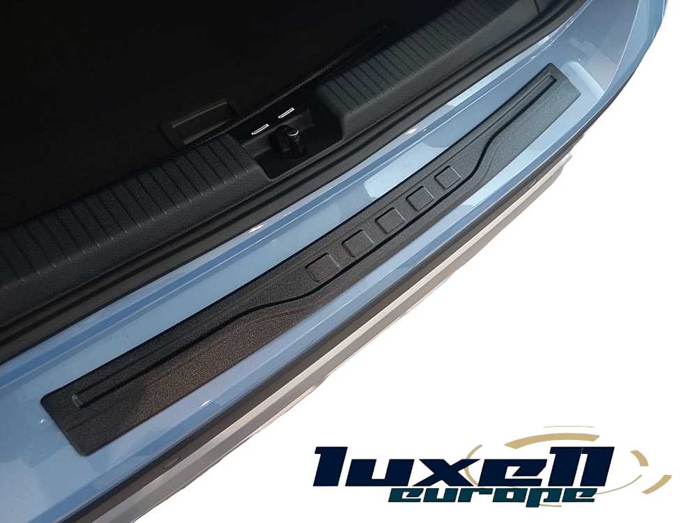 3D Bumper Protector S. Steel Black ABS coating For PEUGEOT 2008 I (2013 - 2019) - Luxell Europe