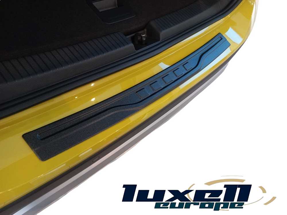 3D Bumper Protector S. Steel Black ABS coating For PEUGEOT 2008 I (2013 - 2019) - Luxell Europe