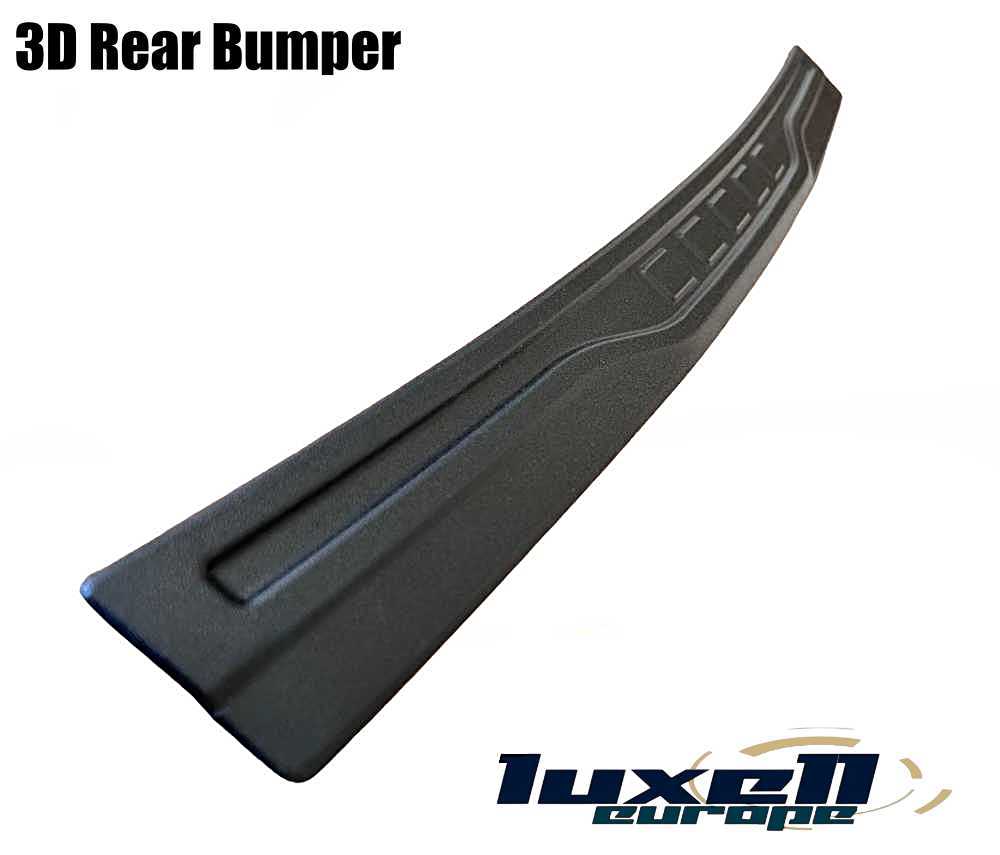 3D Bumper Protector S. Steel Black ABS coating For RENAULT KOLEOS (2008 - 20016) - Luxell Europe