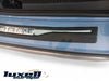 3D Rear Bumper Protector S. Steel with Carbon Fiber & Chrome For Jetta 2020 - 2024 - Luxell Europe