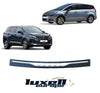 3D Stainless Steel Rear Bumper Protector with Chrome & Matte Black ABS Coating for PEUGEOT 5008 2009+ - Luxell Europe