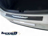 3D Stainless Steel Rear Bumper Protector with Chrome & Matte Black ABS Coating for PEUGEOT 5008 2009+ - Luxell Europe