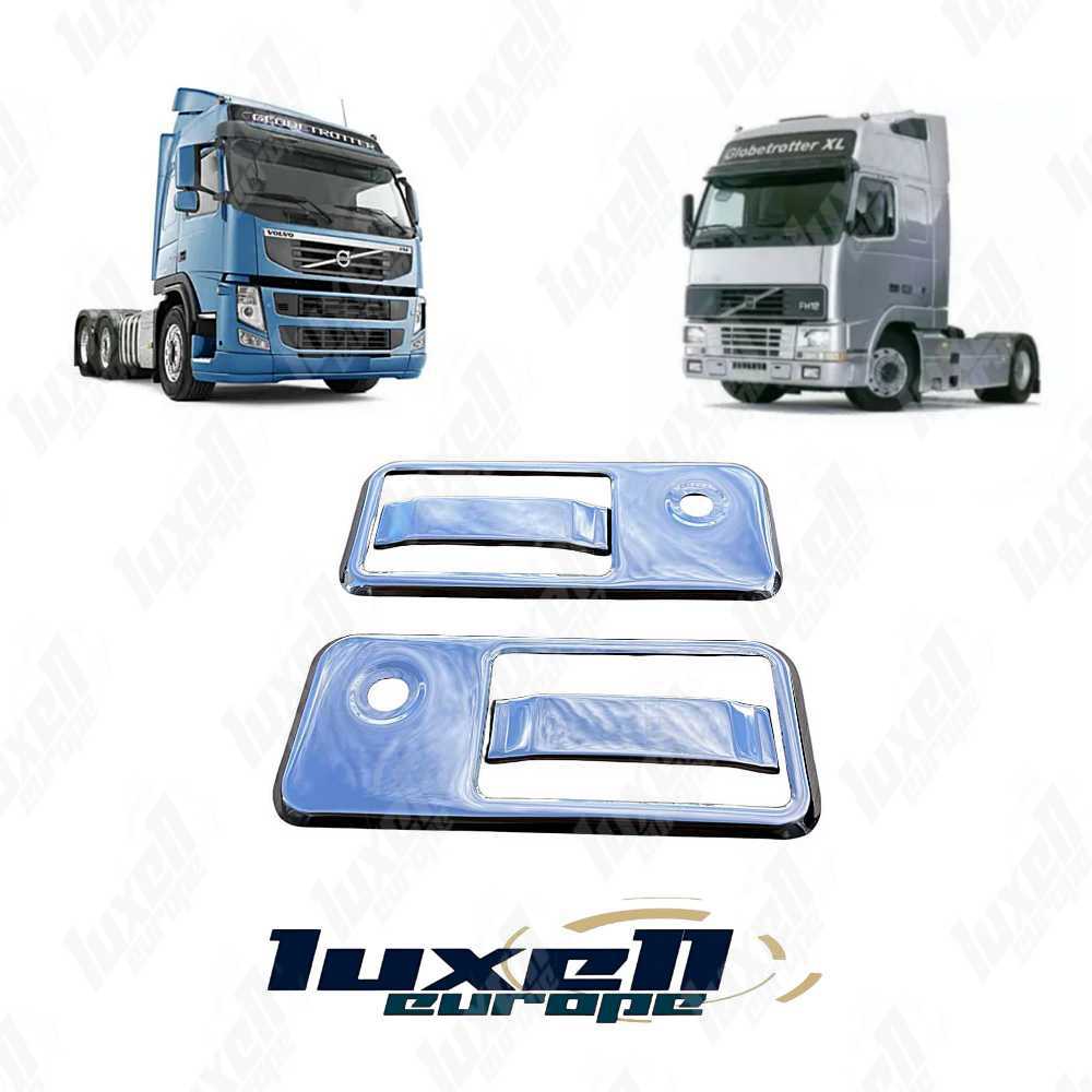 4 PCS Chrome Side Door Handle Cover Set for Volvo FH/FM – Premium Quality Exterior Accessory - Luxell Europe