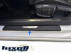 4-Piece ABS Plastic and Chrome Door Trim Sill Protectors Compatible with Passat B8/B8.5, GOLF, and Arteon - Luxell Europe