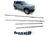4-Piece Window Frame Trim Strips for Land Rover Discovery 3 (2004-2009) - Luxell Europe