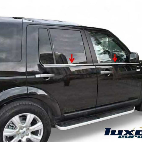 4-Piece Window Frame Trim Strips for Land Rover Discovery 3 (2004-2009) - Luxell Europe