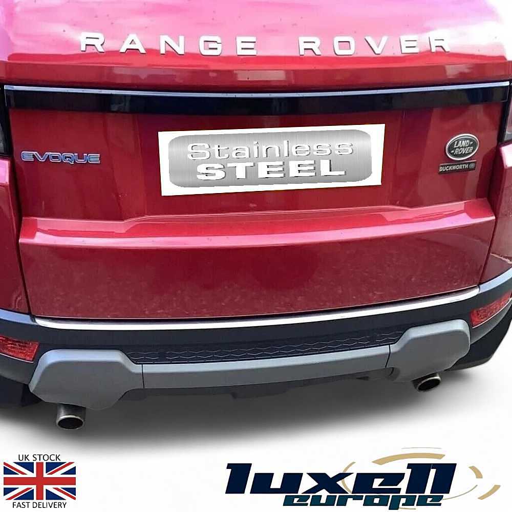 Chrome Rear Bumper Protector Stainless Steel for Range Rover Evoque L538 (2011-2018)