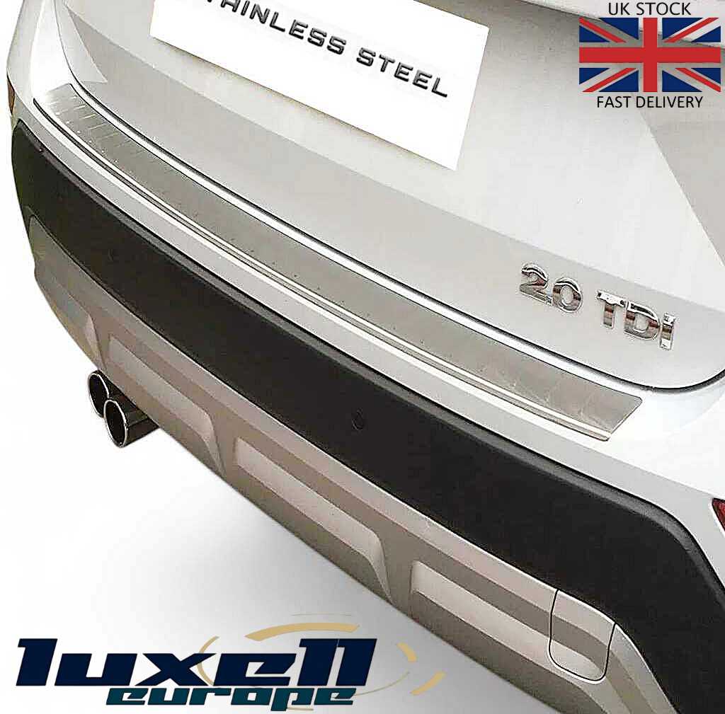 Chrome Plated Stainless Steel Rear Bumper Protector for Skoda Yeti MK2 (2009-2017) - Sill Scratch Guard