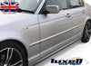 6 - Piece Stainless Steel Side Door Streamers for BMW 3 Series E46 HB - Saloon (1998 - 2007) - Luxell Europe