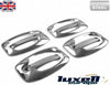 8 - Piece Chrome Stainless Steel Door Handle Covers - Fits Fiat Ducato, Boxer, Relay (2006 - 2024) - Luxell Europe