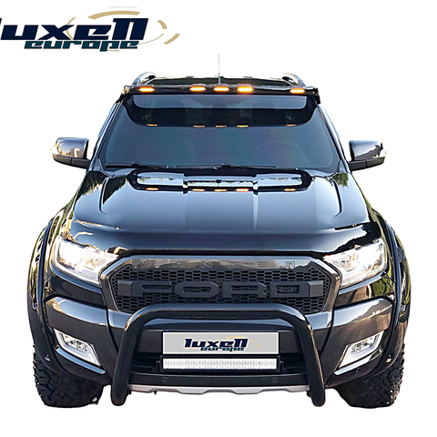 Black Bonnet Protector Wind Bug Stone Deflector Guard FITS Ranger 2015-2019