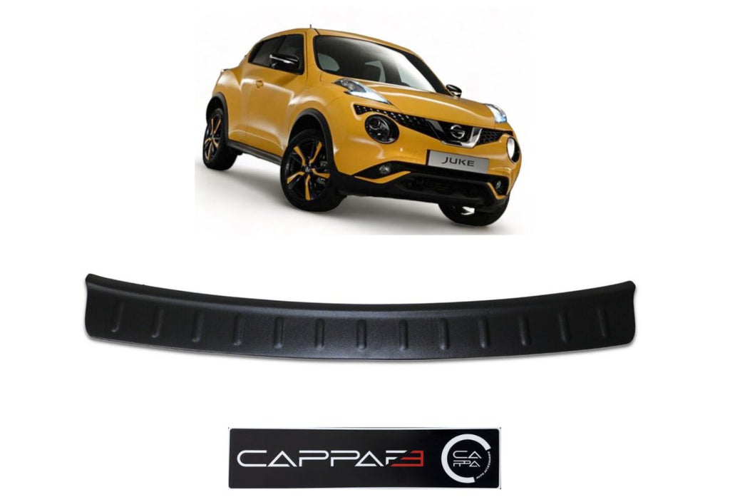 Abs Plastic Rear Bumper Protector (Black) Fit Nissan Juke F15 2014-2018 - Luxell Europe