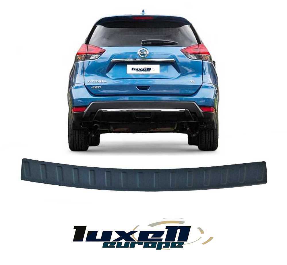 ABS Plastic Rear Bumper Sill Protector (Black) for Nissan X-Trail T32 (2018-2021) - Luxell Europe