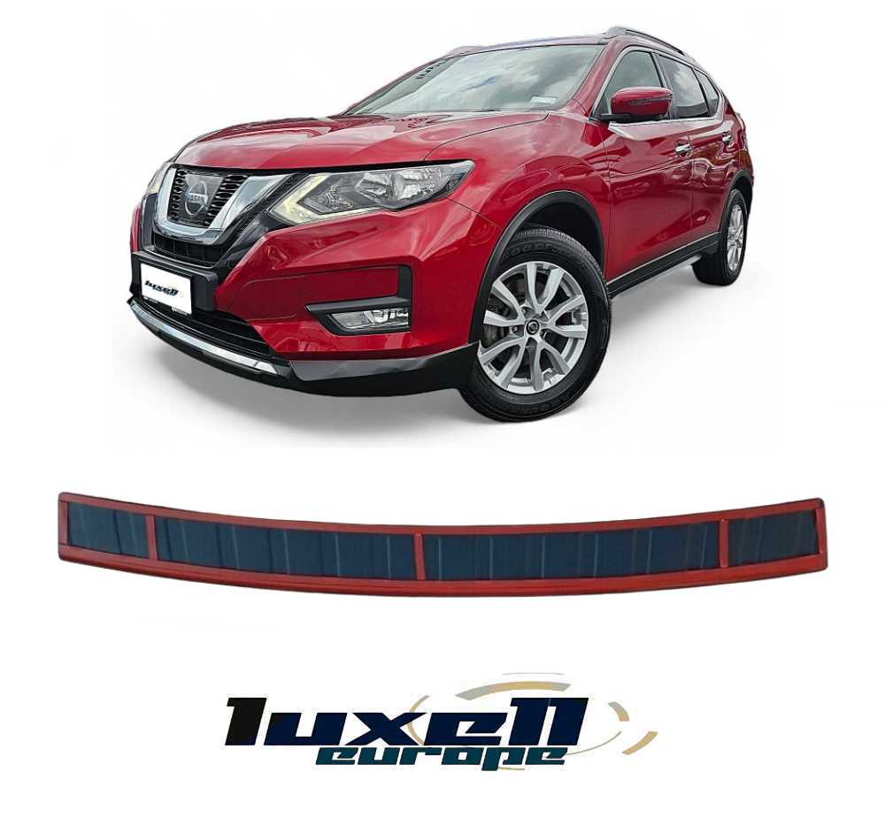 ABS Plastic Rear Bumper Sill Protector (Black) for Nissan X-Trail T32 (2018-2021) - Luxell Europe