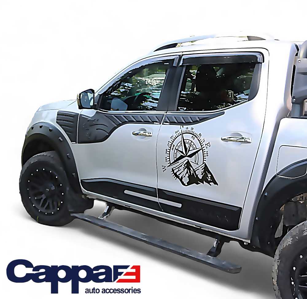 ABS Side Cladding Kits Upper Moulding for Navara D23 NP300 2016-2020 - Luxell Europe