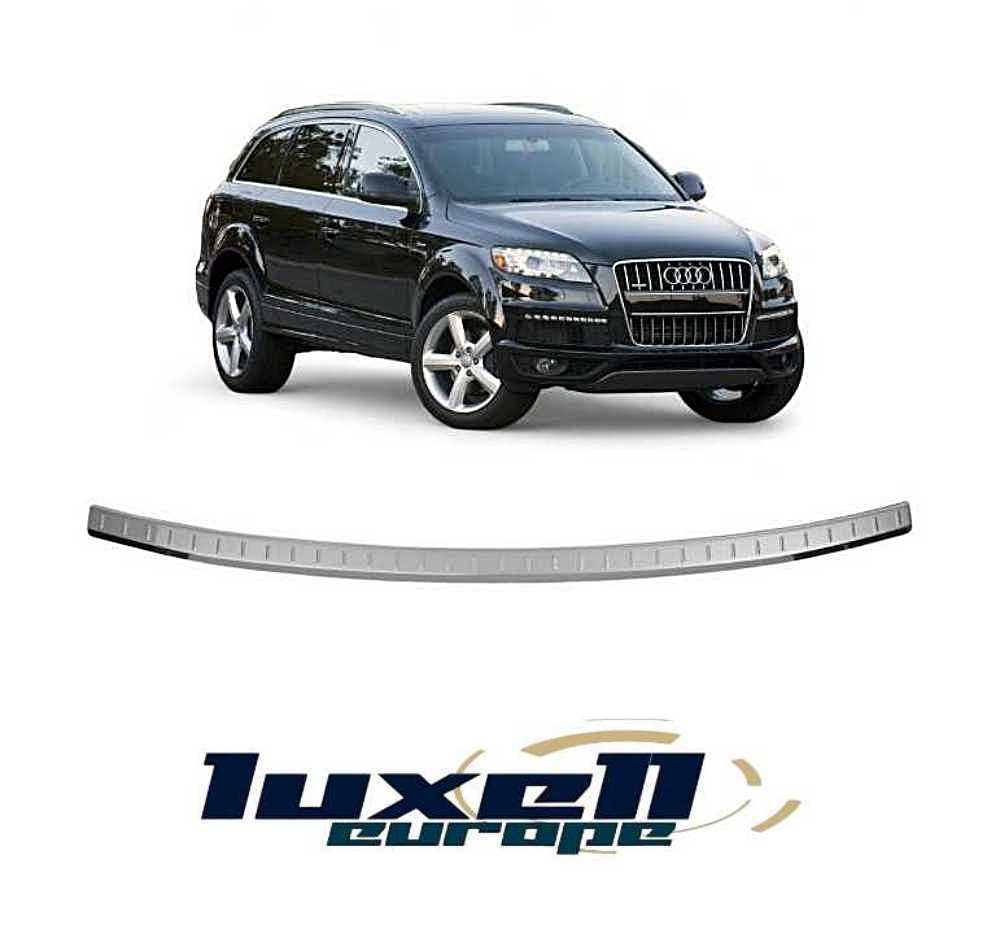 Audi Q7 4L 2006-2015 Chrome Rear Bumper Protector Scratch Guard - Luxell Europe