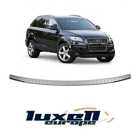 Audi Q7 4L 2006-2015 Chrome Rear Bumper Protector Scratch Guard - Luxell Europe