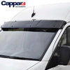 Black ABS Sun Visor for CRAFTER 06-17 / Mercedes SPRINTER W906 W907 06-22 (5mm) - Luxell Europe