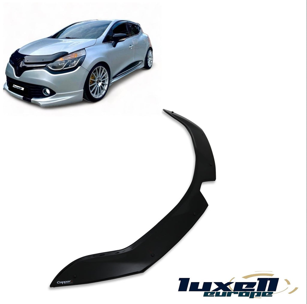 Black Bonnet Protector Stone Deflector Guard for Renault Clio MK5 2019-2021 - Luxell Europe